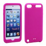 Wholesale iPod Touch 5 Silicone Skin Case (Hot Pink)